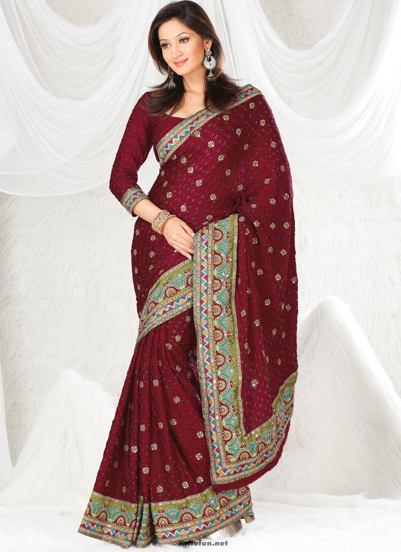 Wedding Wear Embroidered Gaji Silk Bandhani Designer Saree, 6 Meter Length  at Best Price in Kanchipuram | Sanjay Boutique